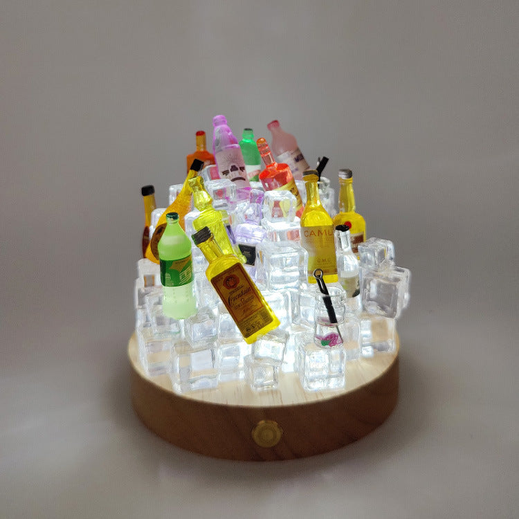 DIY Small Wine Bottle Night Light